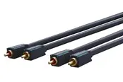 ClickTronic RCA Stereo Cable - 1m