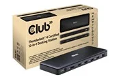 Club 3D 12-in-1 - docking station - USB-C / USB4 / Thunderbolt 3 / Thunderbolt 4 - 2 x HDMI DP Thunderbolt 4 - 2.5GbE