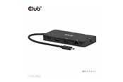 Club 3D - docking station - USB-C - HDMI - 1GbE