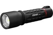 Coast Flashlight XP9R 1000 lumen rechargeable slide Focus Beam Lock IP54