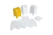 Colorations - Foldable Paper Mailbox Set of 20