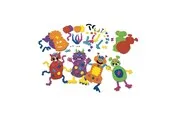 Colorations - Make Your Own Foam Monsters Craft Kit Set of 12