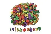 Colorations - Self-adhesive Foam Fruit and Vegetable Stickers 500pcs.