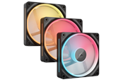 Corsair iCUE LINK LX120-R 3-pack - Gehäuselüfter - 120mm - Schwarz mit RGB LED - 37 dBA