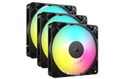 Corsair RS120 ARGB 3-pack - Gehäuselüfter - 120mm - Schwarz mit RGB LED - 36 dBA