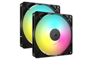 Corsair RS140 ARGB 2-pack - Gehäuselüfter - 140mm - Schwarz mit RGB LED - 36 dBA