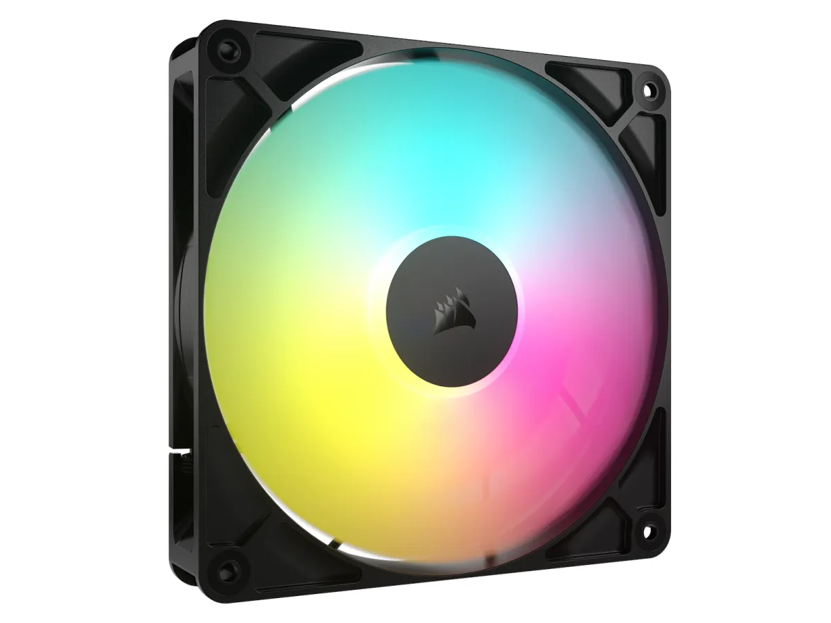 Corsair RS140 ARGB - Gehäuselüfter - 140mm - Schwarz mit RGB LED - 36 dBA
