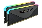 Corsair Vengeance RGB RT DDR4-3200 - 32GB - CL16 - Dual Channel (2 pcs) - AMD Optimized - Schwarz mit RGB
