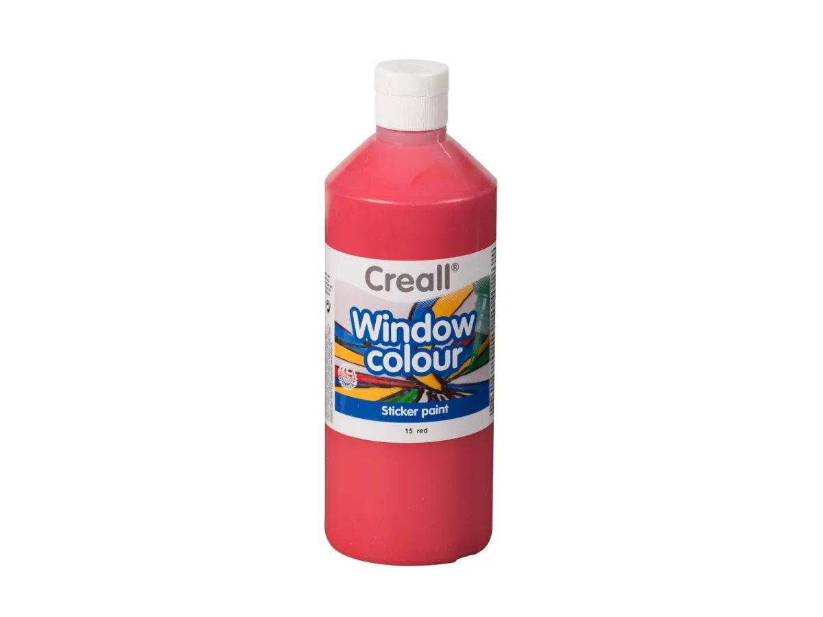 Creall Window Paint Red 500ml