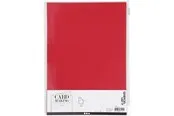 Creativ Company - Cardboard Red A4 220g 10 pcs.
