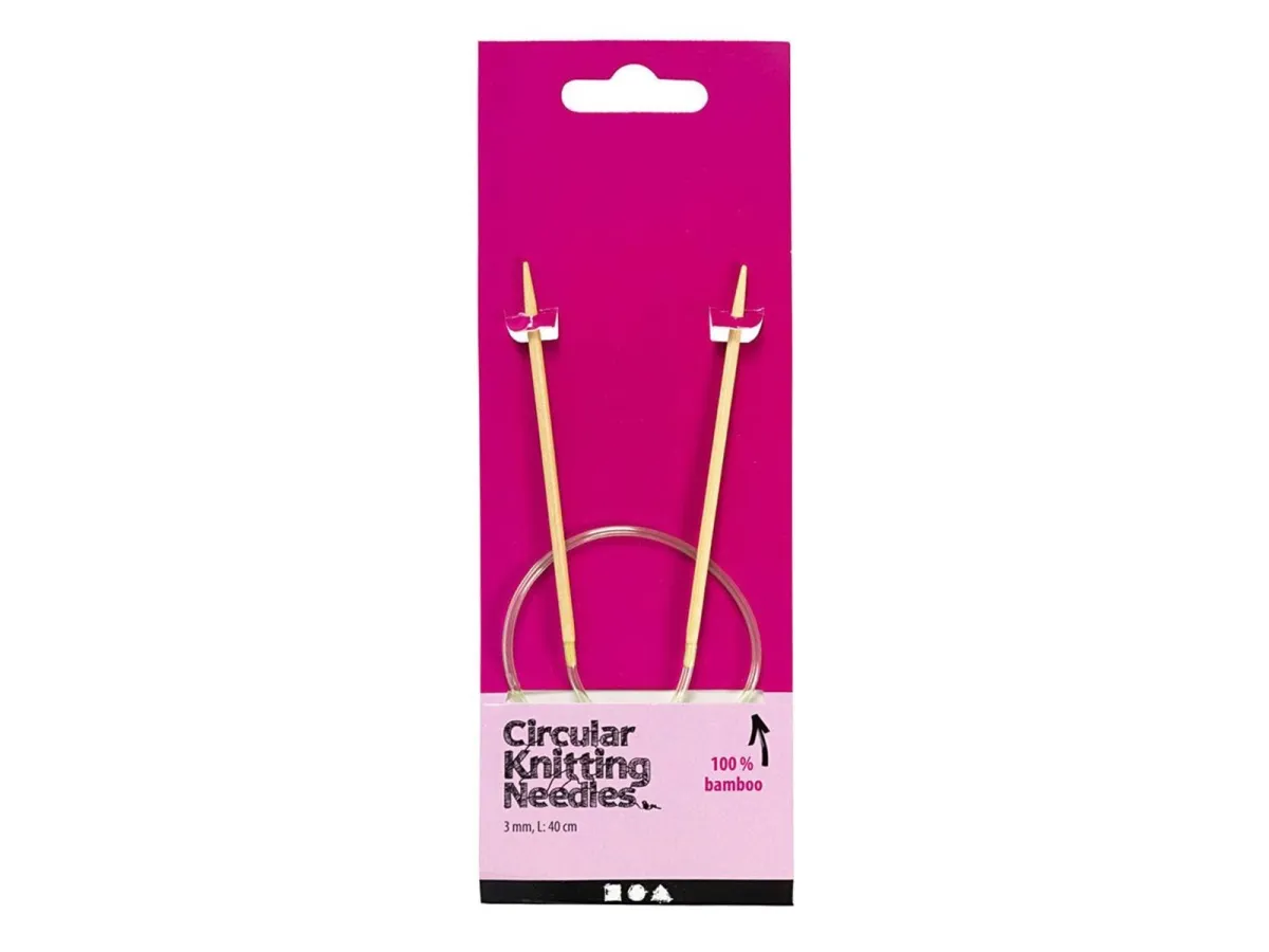 Creativ Company - Circular Knitting Needles 3 mm 40cm