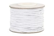 Creativ Company Elastic Thickness 1mm White 25m