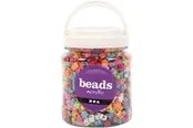 Creativ Company Figure Beads in Bucket Acryllic 1100pcs.