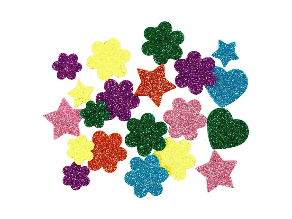 Creativ Company Foamforms Glitter 100pcs.