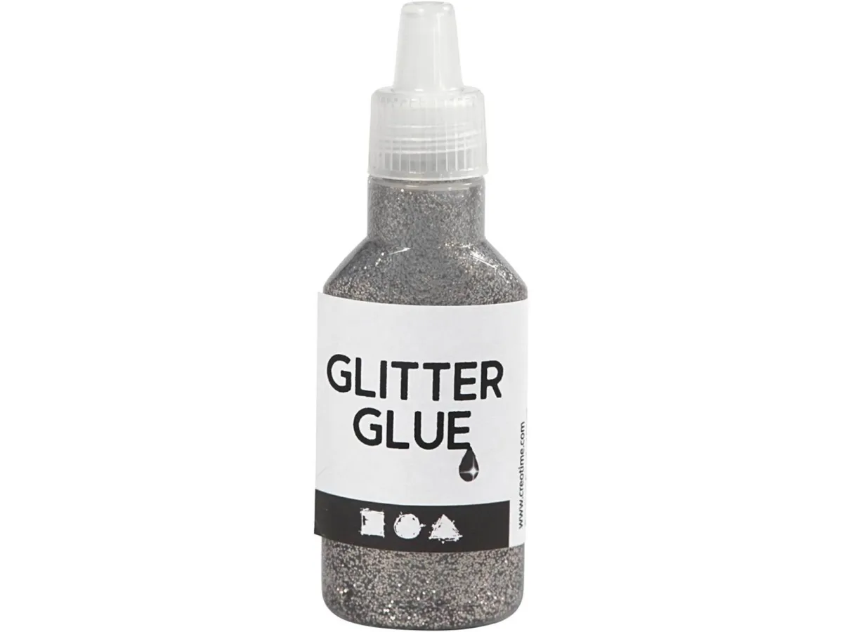 Creativ Company Glitter glue Silver 25ml