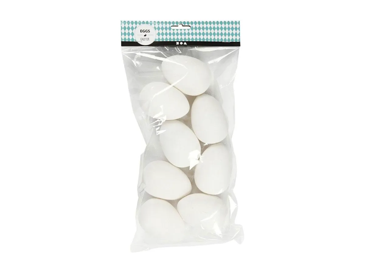 Creativ Company Goose eggs White 8st.