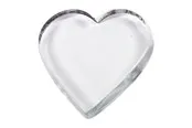 Creativ Company - Heart Glass Transparent 10x9cm