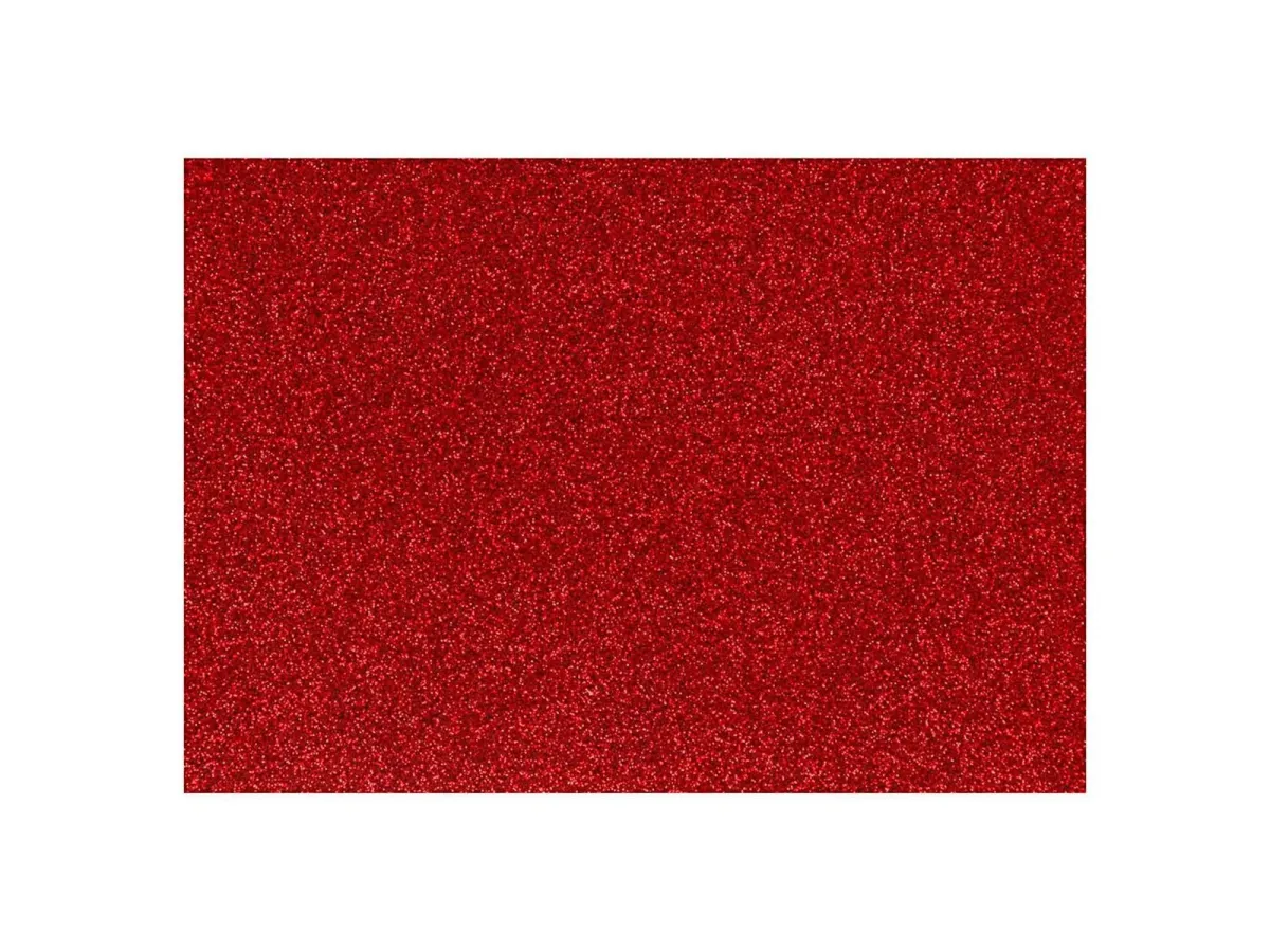 Creativ Company Iron-on Foil Glitter Red A5