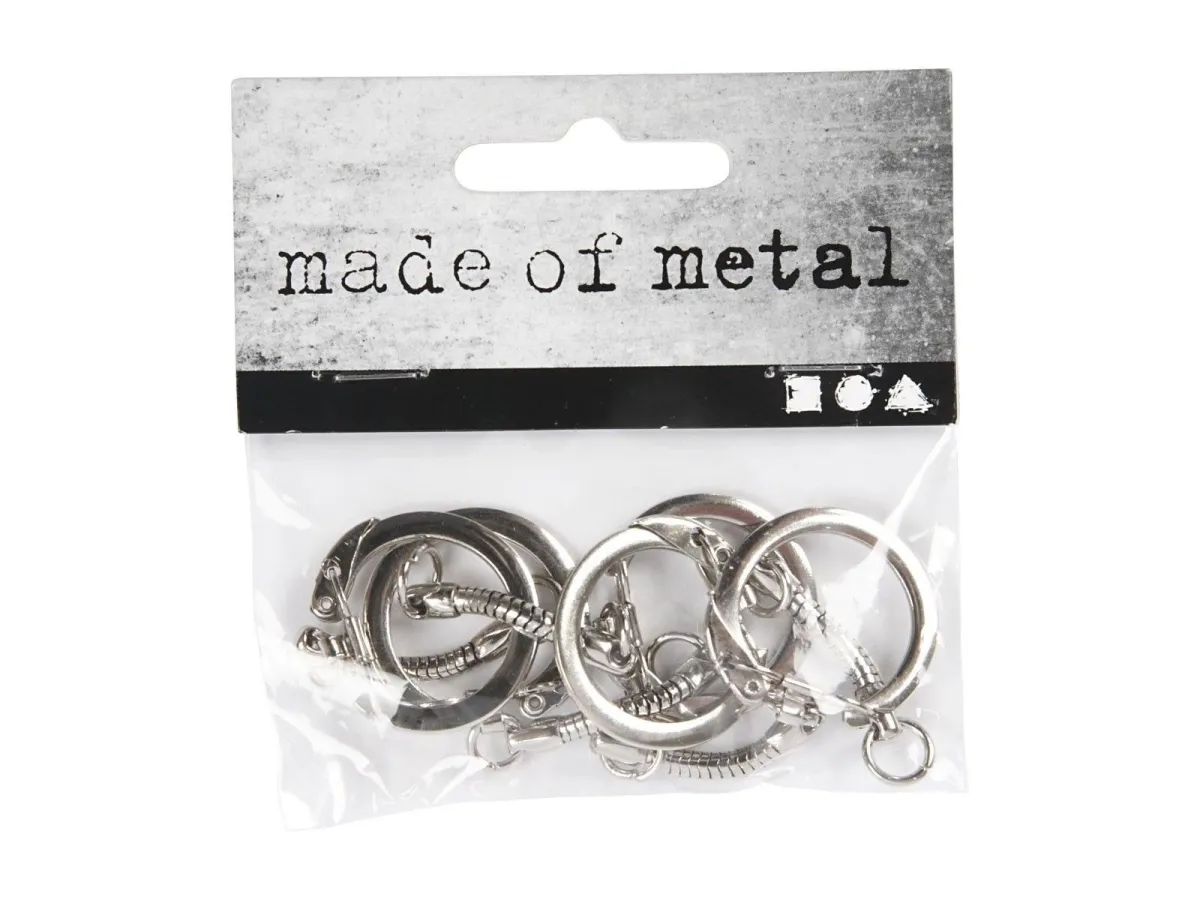 Creativ Company Keychain with closure 5pcs.