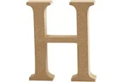 Creativ Company Letter H MDF 13cm 1pc.