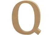 Creativ Company Letter Q MDF 8cm 1pc.