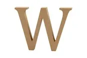 Creativ Company Letter W MDF 13cm 1pc.