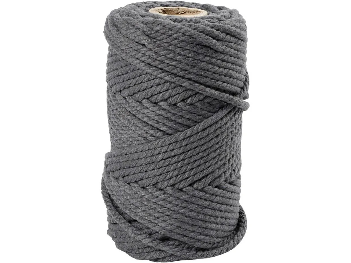 Creativ Company - Macrame Cord Gray 55m
