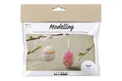 Creativ Company Mini Hobby Set Modeling Egg with Beads 2 pcs.