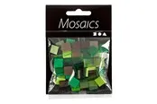 Creativ Company - Mini Mosaic Green Glitter 10x10mm 25 grams