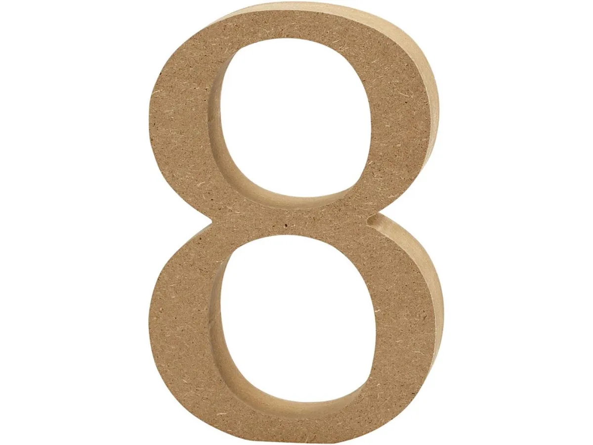 Creativ Company Number 8 MDF 13cm 1pc.