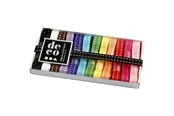 Creativ Company Ribbon Collection Color Stripes 13pcs.