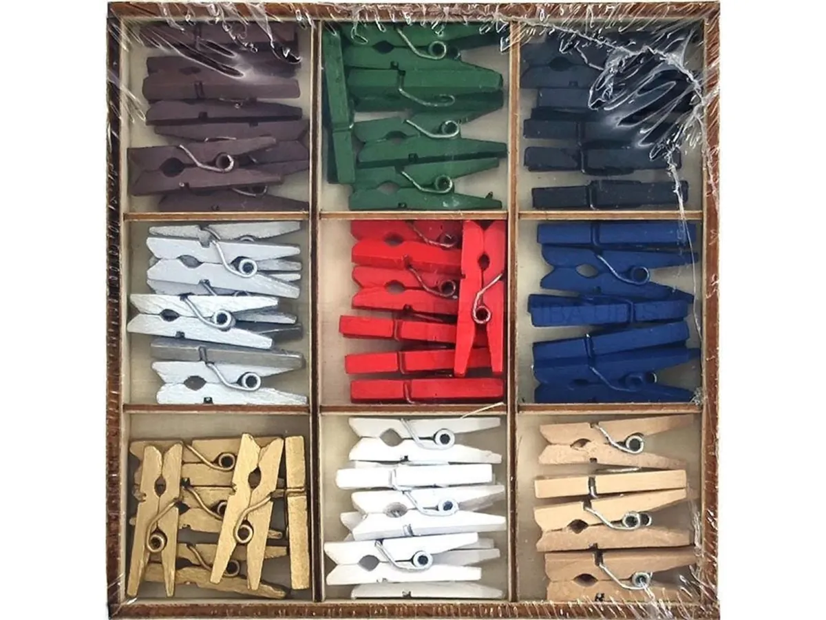 Creative Craft Group Clothes peg mini 54 pcs. ass.