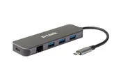 D-Link DUB-2334 - docking station - USB-C - HDMI - GigE