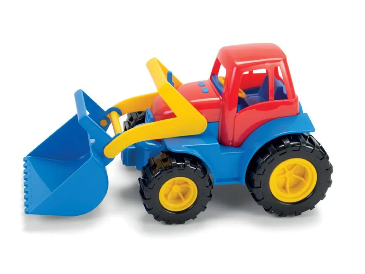 Dantoy Tractor w/frontl-rubber wheels