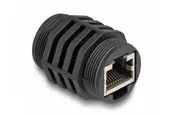 DeLOCK Network Coupler - Black - Schwarz