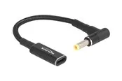 DeLOCK - power adapter - 24 pin USB-C to DC jack 4.8 x 1.7 mm - 15 cm