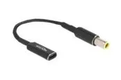 DeLOCK - power adapter - 24 pin USB-C to DC jack 7.9 x 5.5 mm - 15 cm