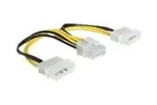 DeLOCK power cable - 8 pin EPS12V to 4 PIN internal power - 15 cm