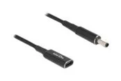 DeLOCK - power connector adaptor - USB-C (power only) to DC jack 4.5 x 3.0 mm - 15 cm