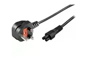 Deltaco DEL-109F-UK - power cable - BS 1363 to IEC 60320 C5 - 3 m