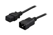 Deltaco DEL-112PA - power extension cable - IEC 60320 C19 to IEC 60320 C20 - 3 m