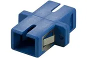 Deltaco FBP-1035 Snap-in fiber mating sleeve 1xSC-SC Single mode simplex blue