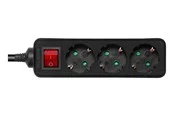 Deltaco GT-0361 Power Strip - 3 m