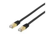 Deltaco LAN CAT 7 - SFTP - Schwarz - 0.3 meter