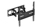 Deltaco mounting kit - full-motion - for curved / flat panel - 3-way tilt swivel up to 40 kg - black 40 kg 70" 100 x 100 mm