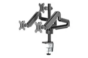 Deltaco Office triple hydraulisk monitor-arm 17"-27"