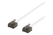 Deltaco patch cable - 1.5 m - white - Weiß - 1 meter