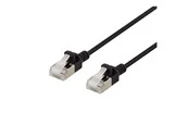 Deltaco patch cable - 3 m - black - Schwarz - 3 meter