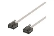 Deltaco patch cable - 5 m - grey - Grau - 5 meter