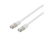 Deltaco patch cable - 7 m - white - Weiß - 7 meter